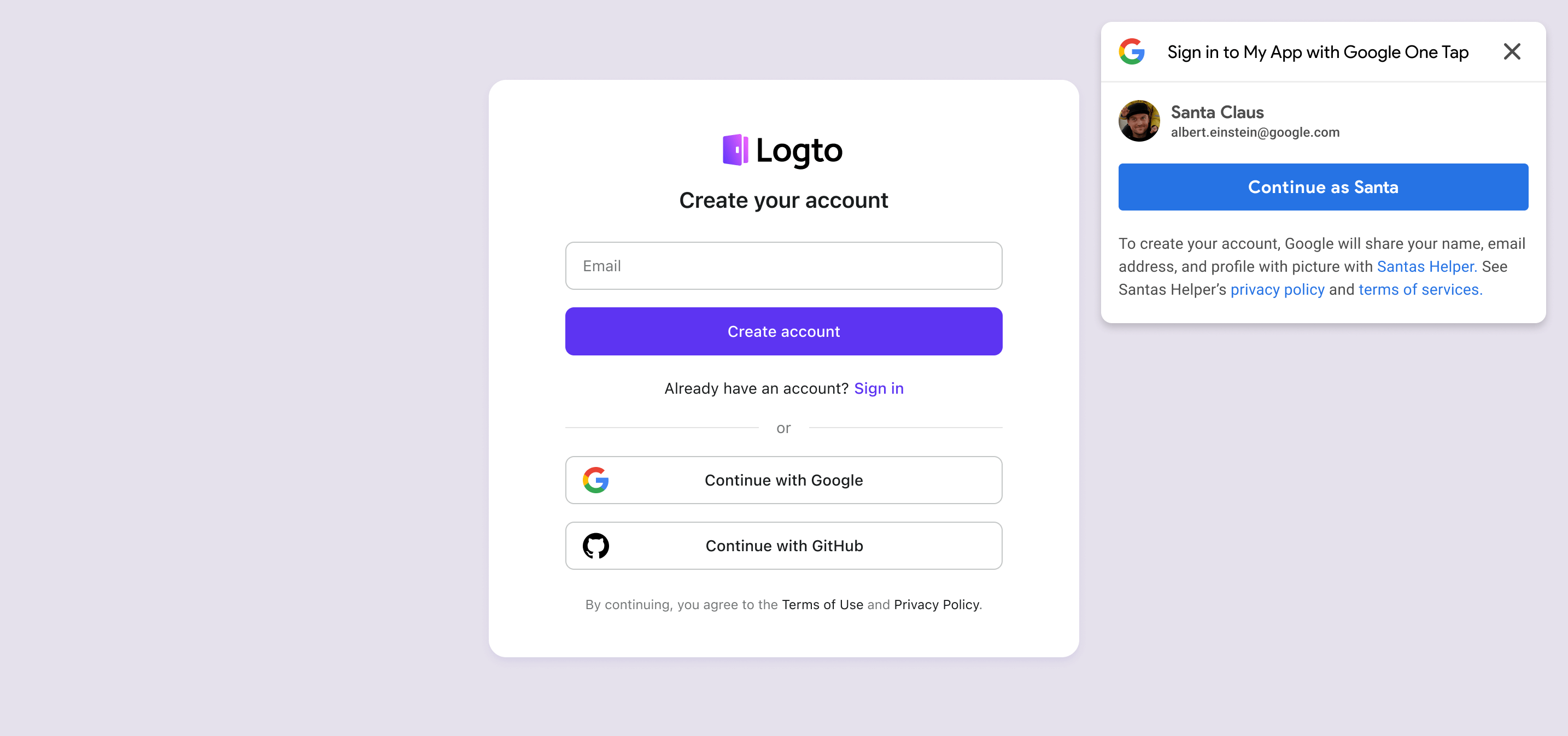 habilitar google one tap na experiência de login